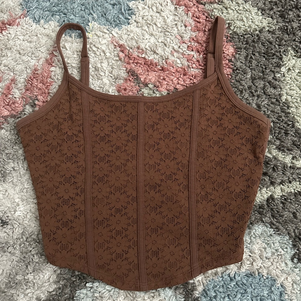 Holster Lace Corset Top
